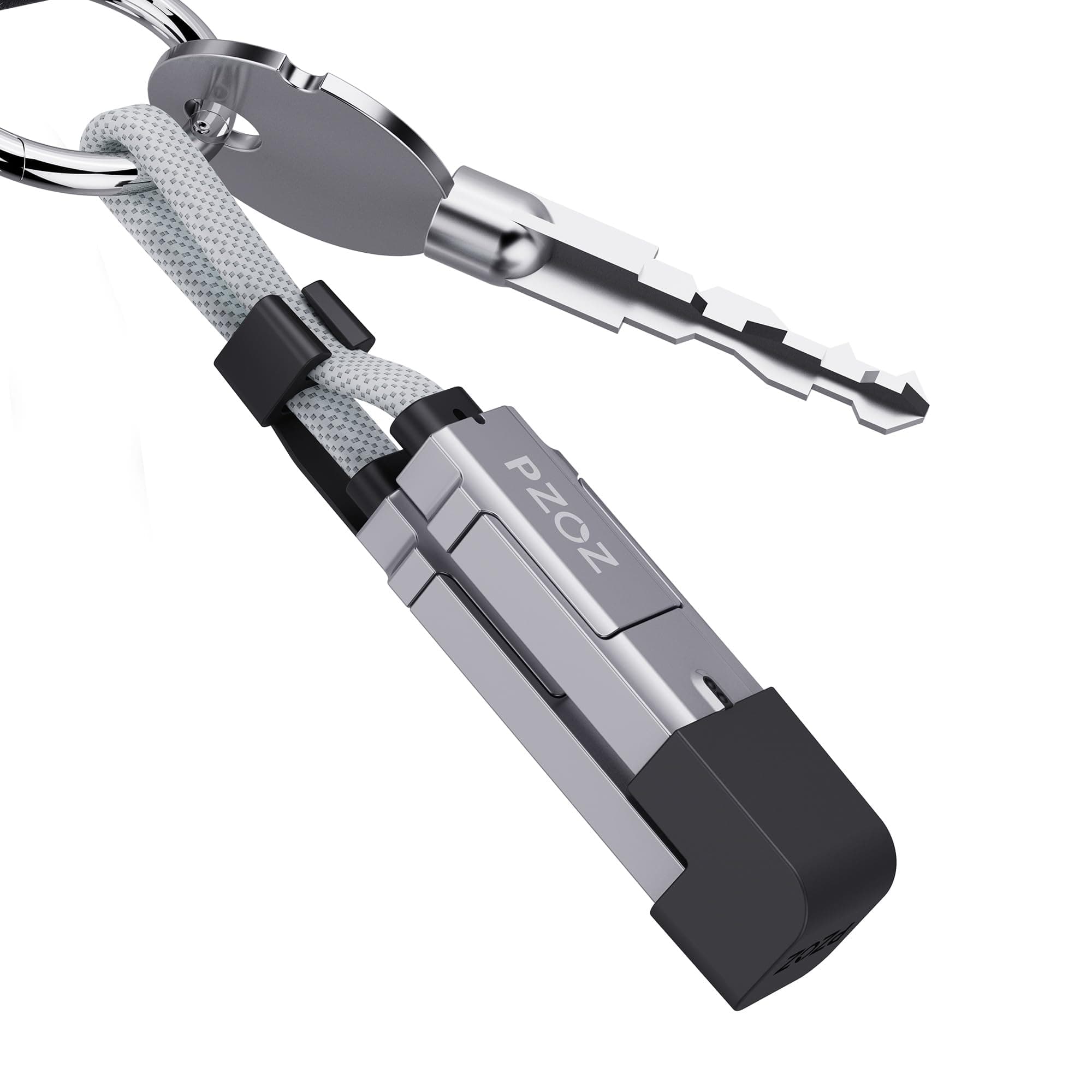 Keychain Charger Chubby Cable LED Display 140W USB Cable,Portable USB C to Lightning/Type-c to USB C/USB A to Lightning/USB A to USB C Fast Charging for iPhone 12/13/14/15/16/17 iPad MacBook