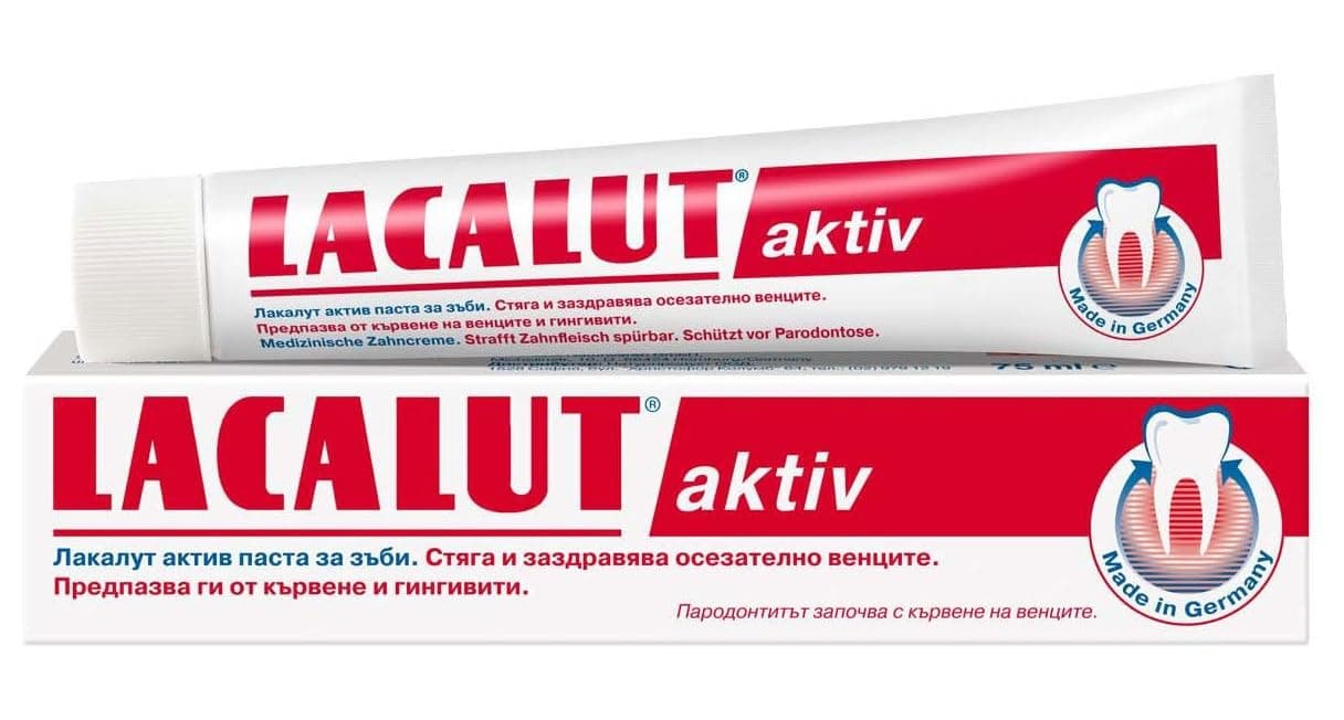 Acl Lacalut Toothpaste Aktiv 2 X 75Ml By Ger