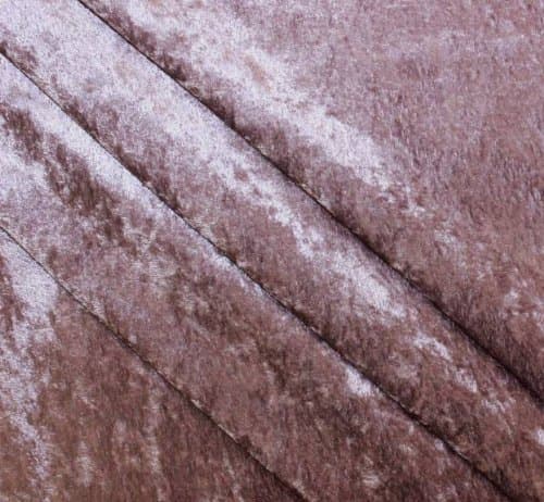 Crushed Panne Velour Purple Pout