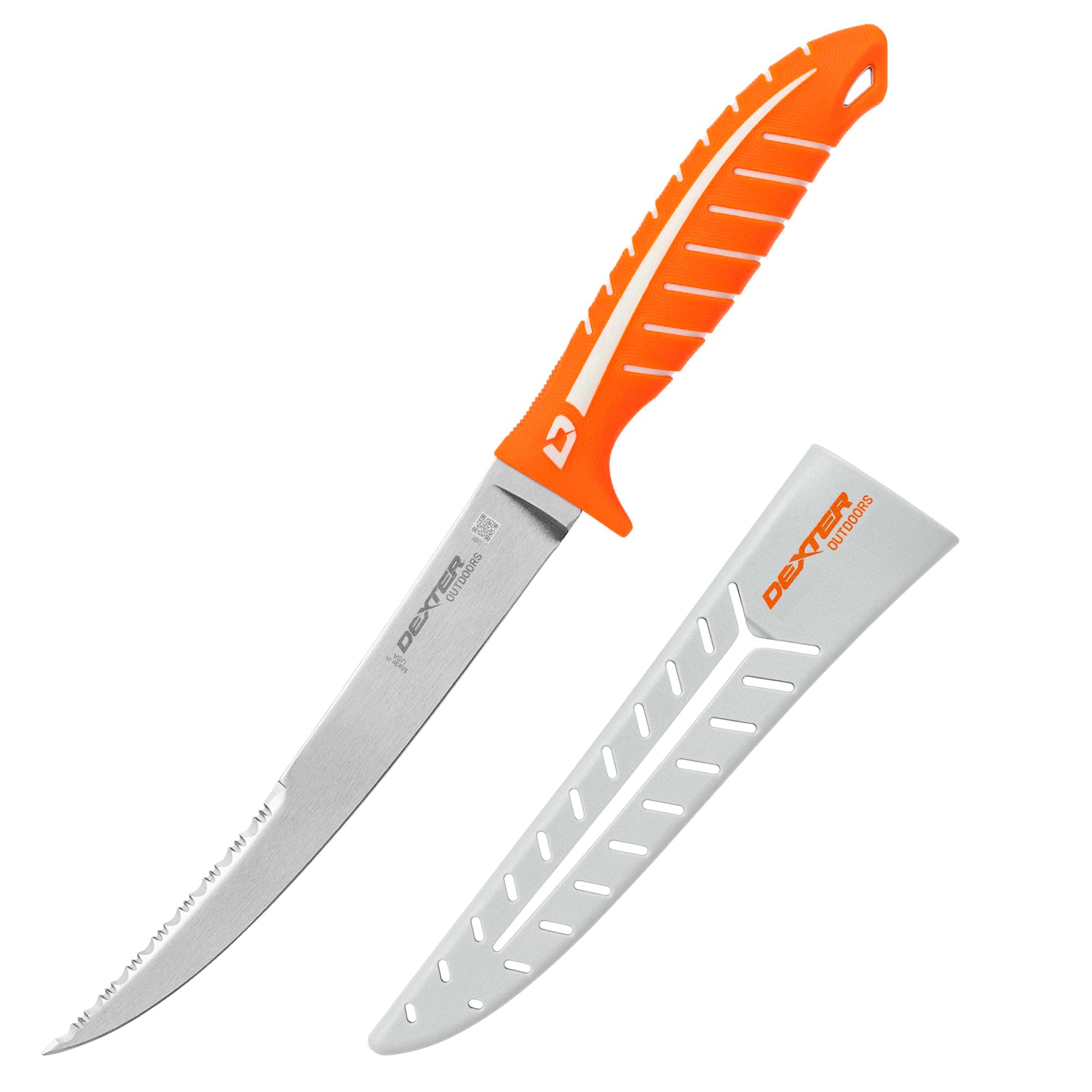 Dexter Outdoors Dextreme Dual Edge 8" Flexible Fillet Knife | Includes Sheath