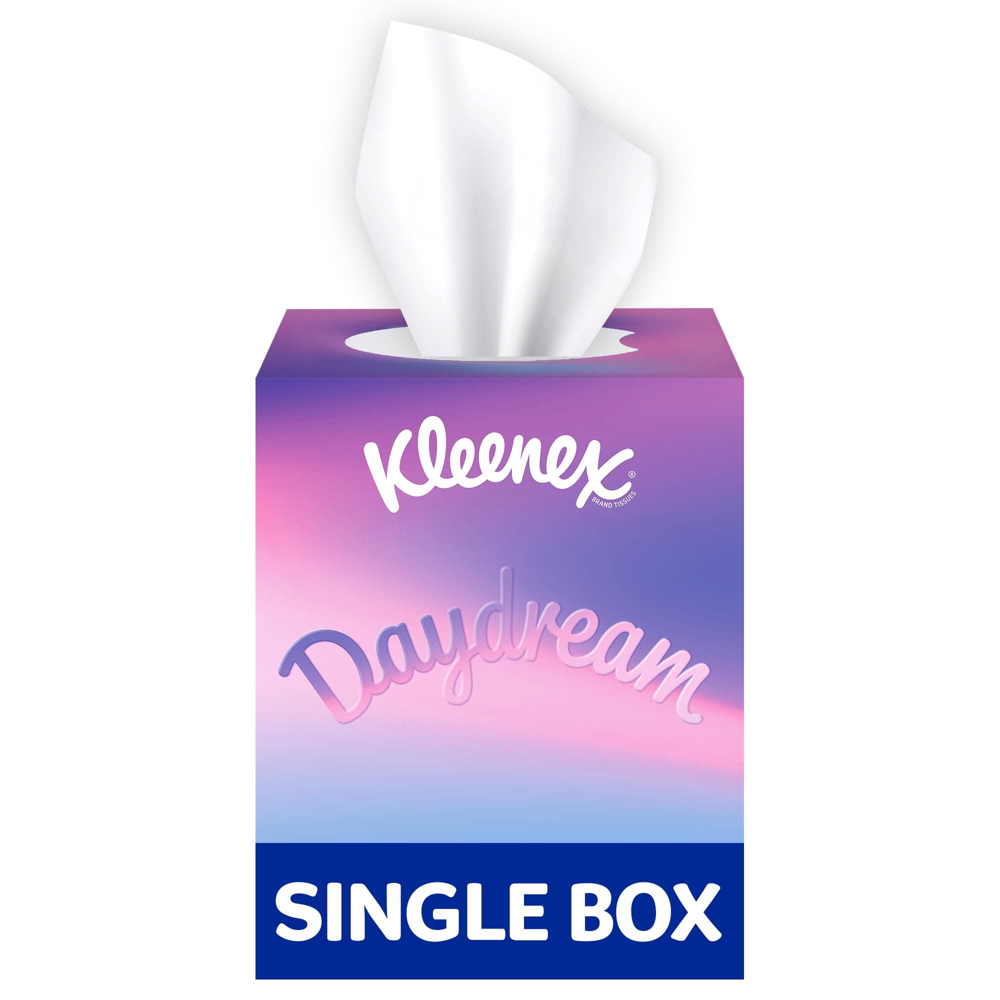 Kleenex® Take a Moment Collection Tissues - 1 Cube Tissue Box - in Aid of Mind, Packaging May Vary