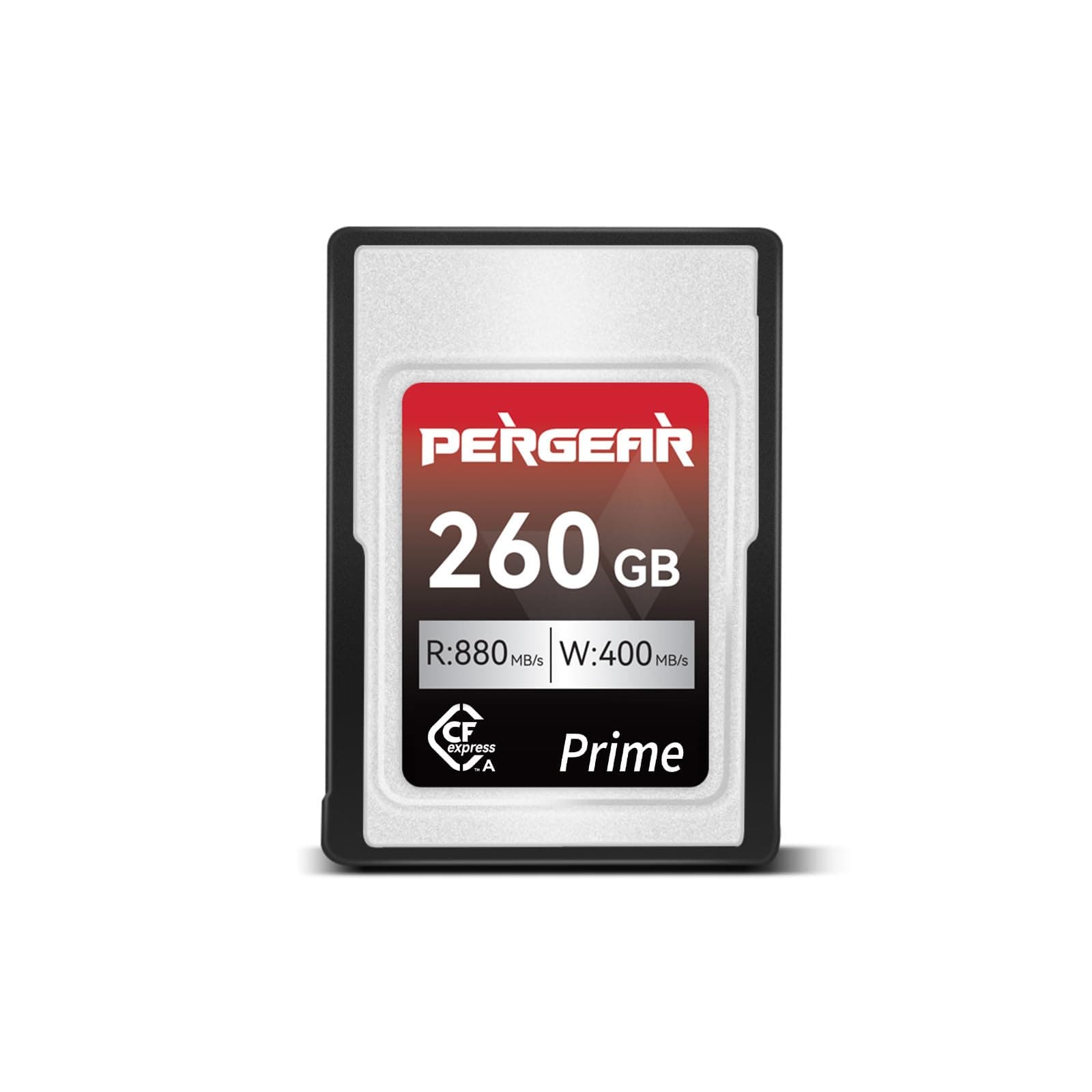 PERGEAR Professional 260GB CFexpress Type A Memory Card, Up to 880MB/s Read Speed & 900MB/s Write Speed for 4K 120P,8K 30P Recording Video/Photo, Compatible for Sony Alpha Sony FX Cameras