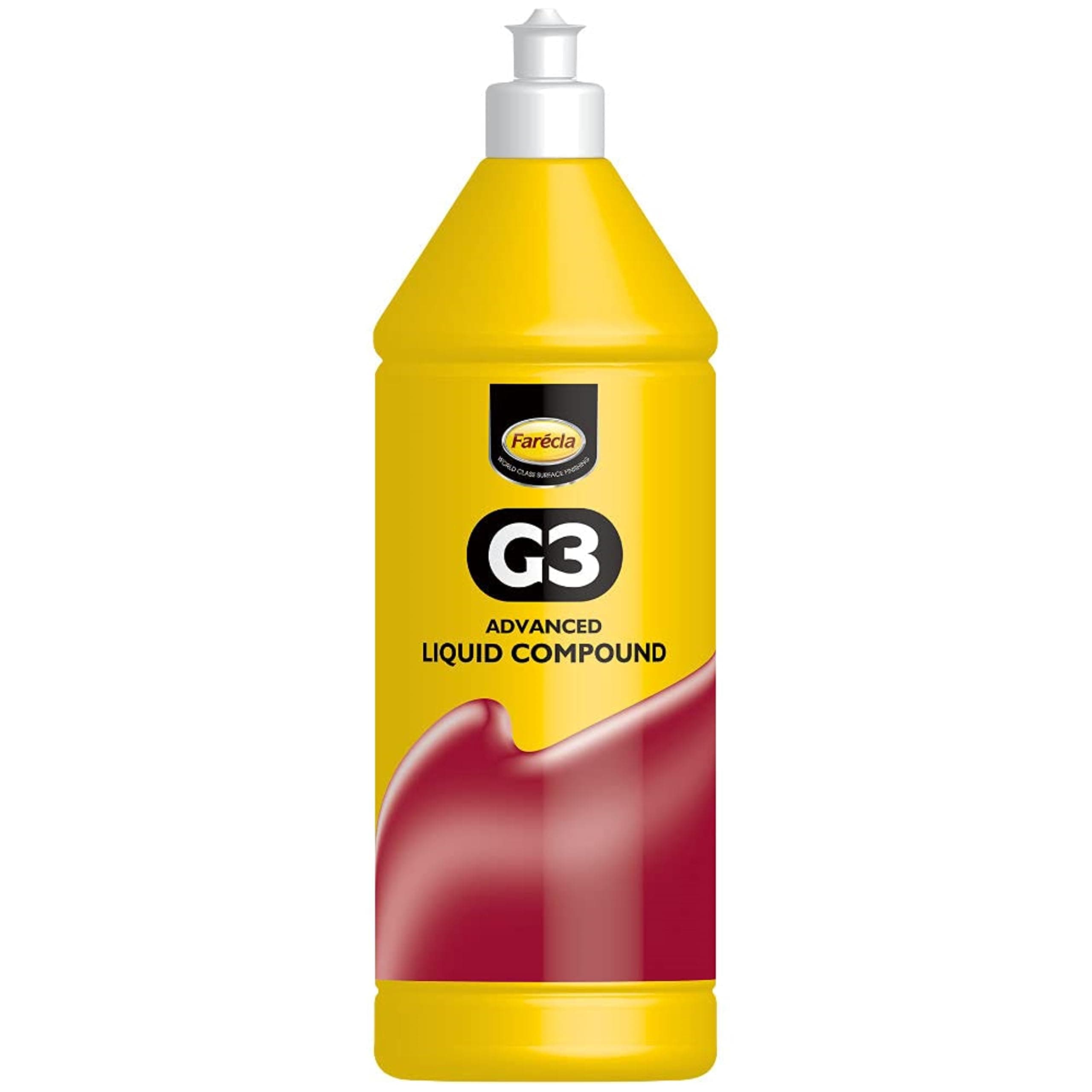 G3 Advanced Liquid Compound 500ml (AG3-700) – Medium to High Cut Compound for Automotive Paint, Removes Swirls and Fine Scratches, Permanent Results, Use by Hand or Machine, No Fillers
