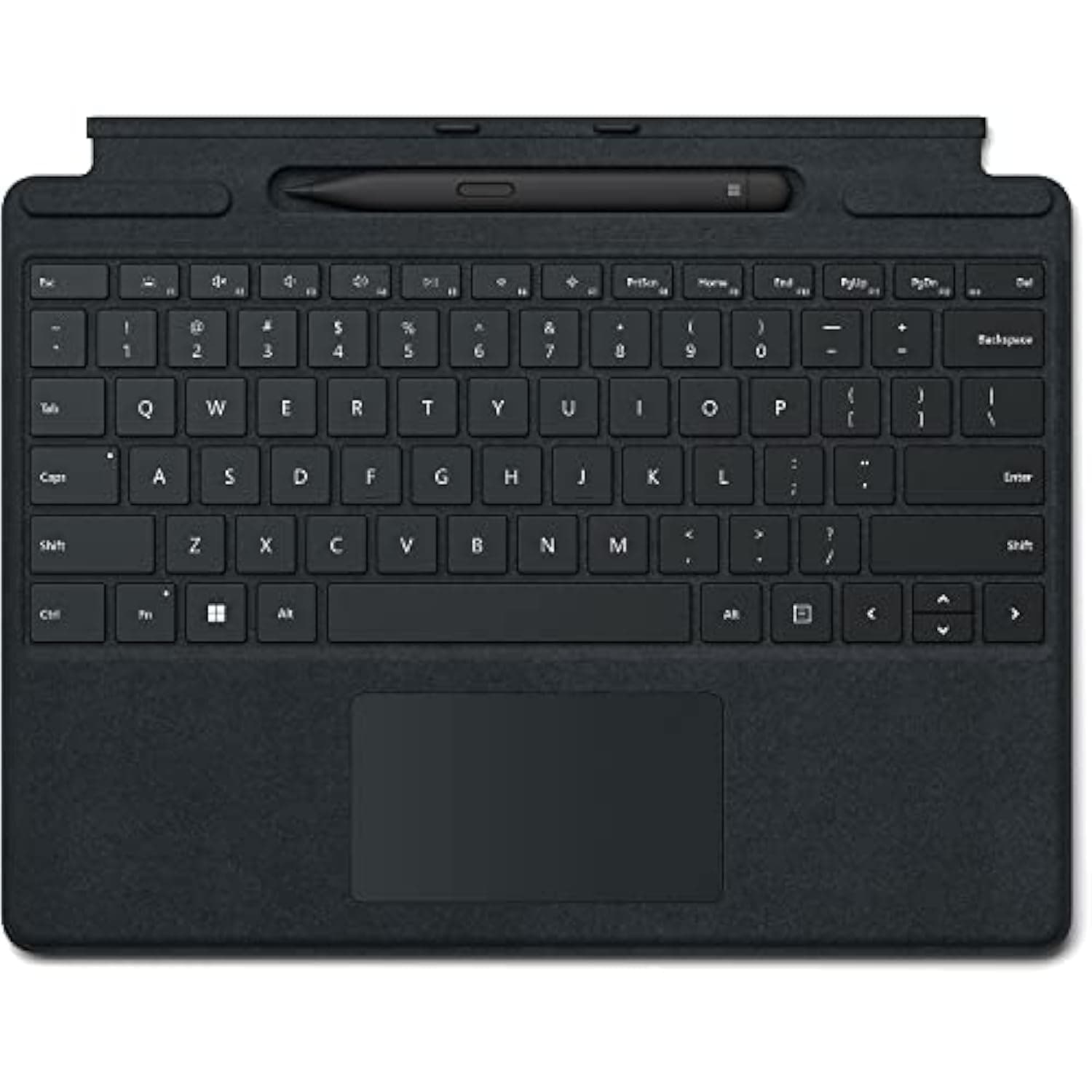 Microsoft Surface Pro Signature Keyboard with 2 Slim Pen, Black
