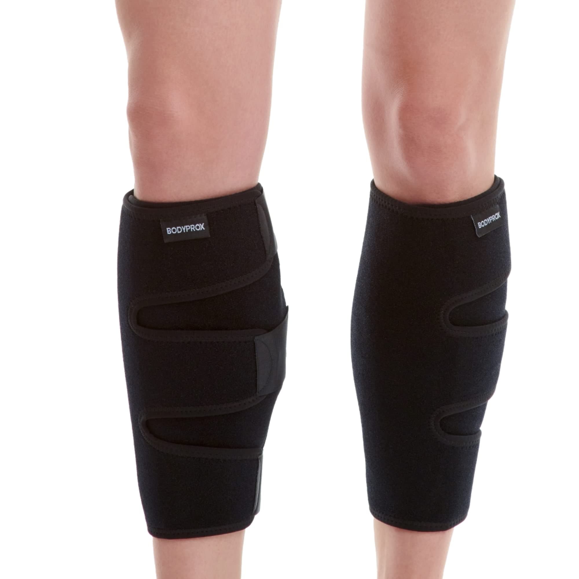 Calf Support Brace 2 Pack, Adjustable Shin Splint Compression Calf Wrap