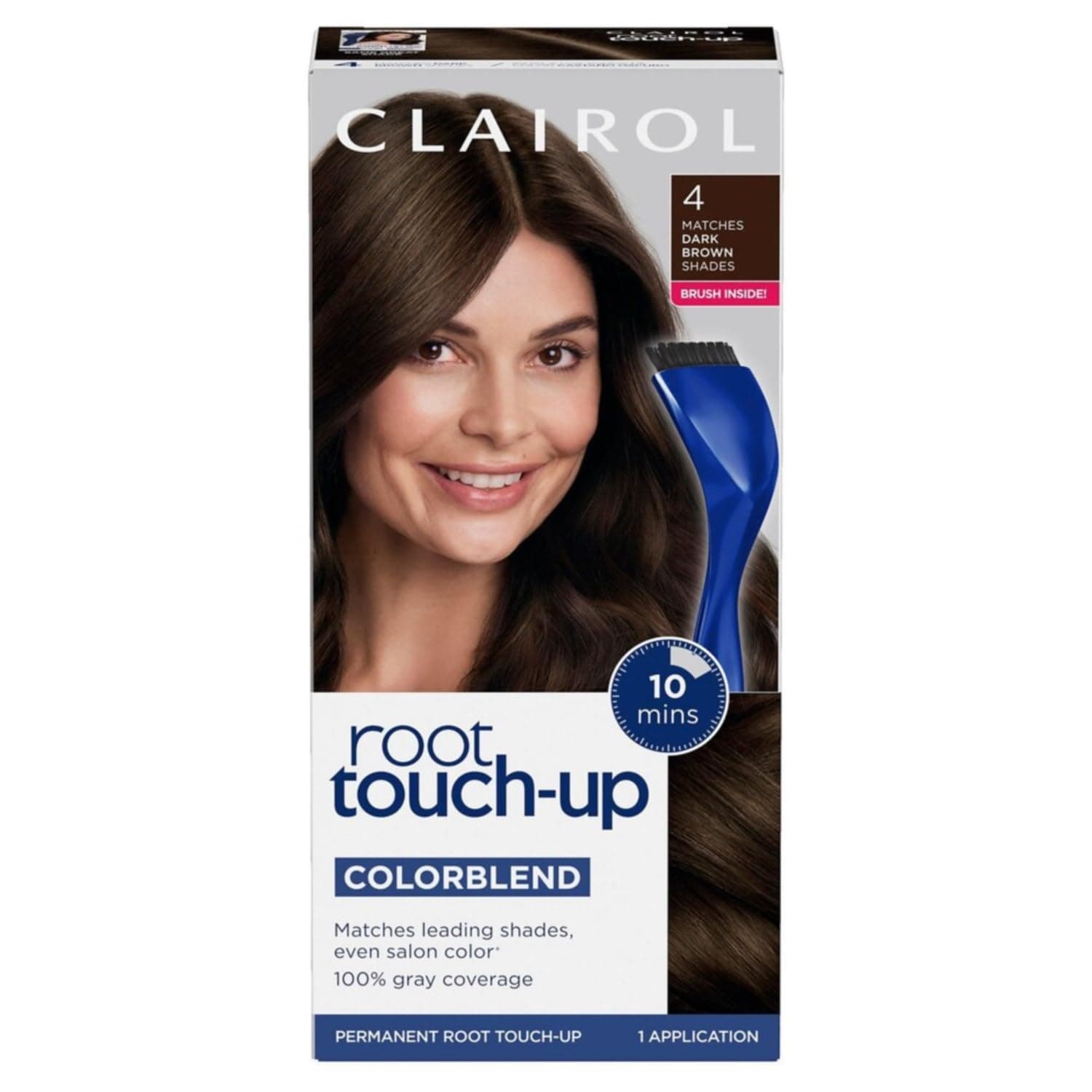 Root Touch Up Permanent Hair Dye 4 Dark Brown