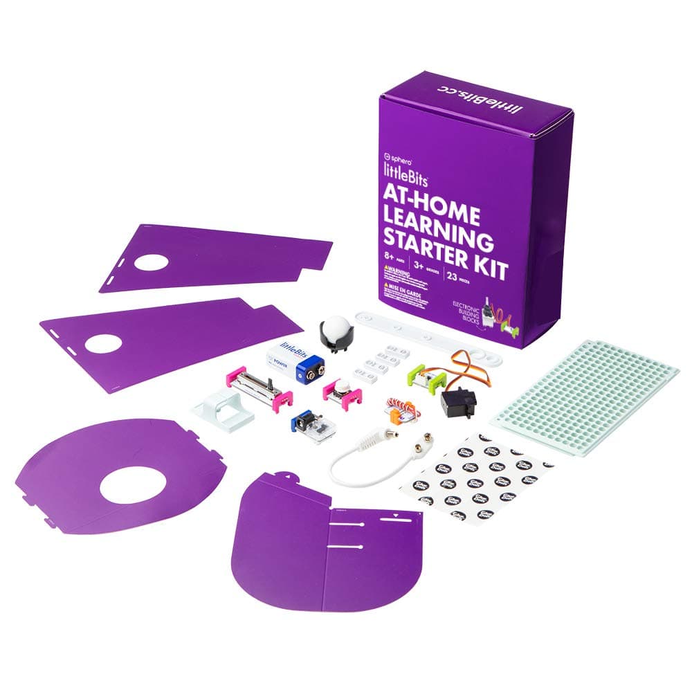littleBits at-Home Learning Starter Kit - Learn The Basics of Electronics & STEAM - Ages 8 & Up