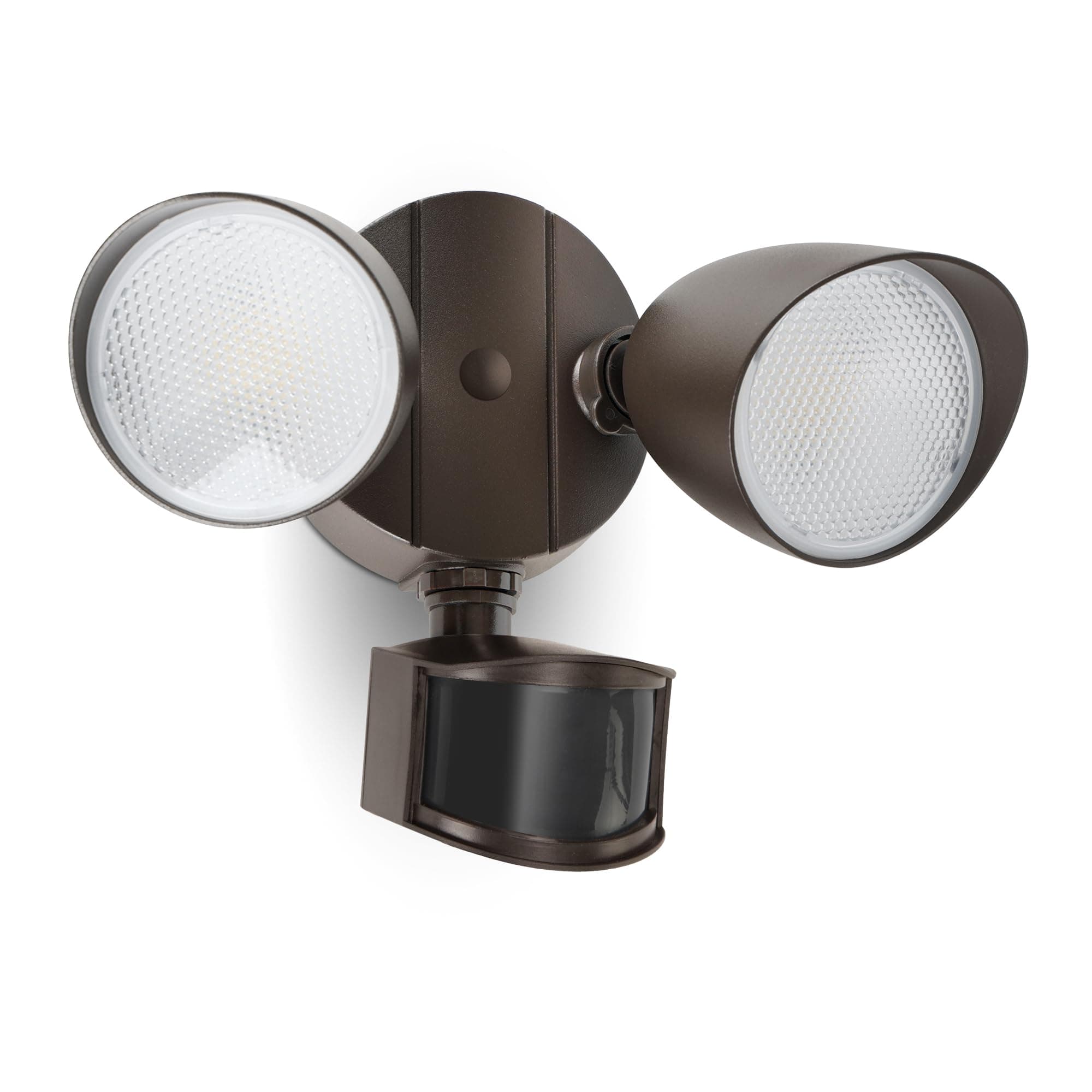 32W 3500 Lumen LED Security Lights Motion Sensor Light Outdoor, 5000K Daylight, IP65 Waterproof, Dusk to Dawn, Motion Detector Flood Light for Garage, Yard, Porch-Brown