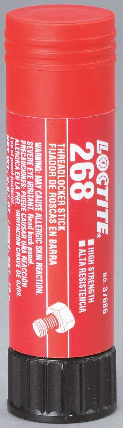 Loctite 511535 High Strength Threadlocker Stick, Red, 19-Gram