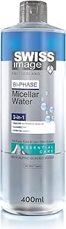 SWISSIMAGE Essential Care - Bi-Phase Micellar Water - Natural and Effective Ingredients - Parabens, SLE/SLES, and Phthalates-free - 400ml