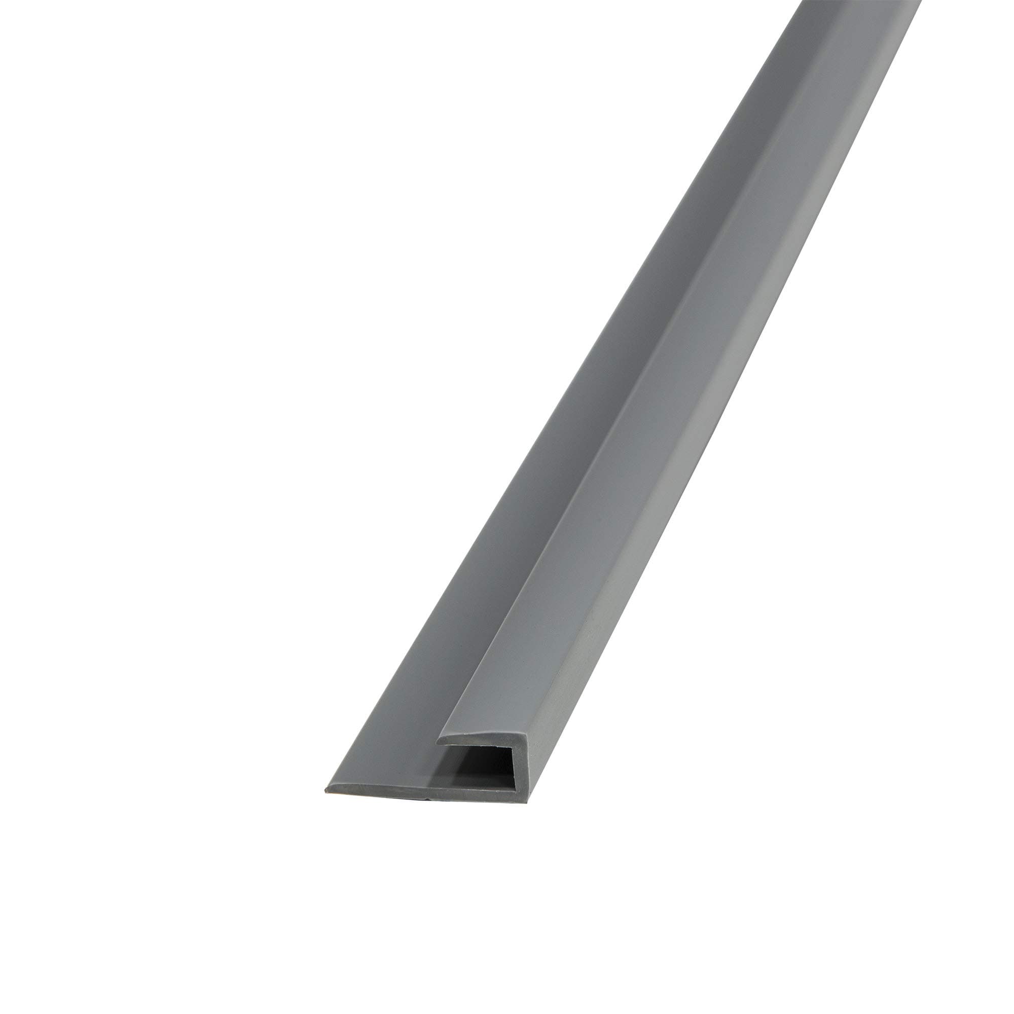 DumaWall Trims (Universal J-Trim, Dark Gray)