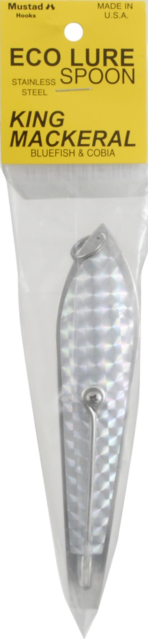 L B Huntington Eco Lure Spoon Silver Flash Scale 3 5 Inch