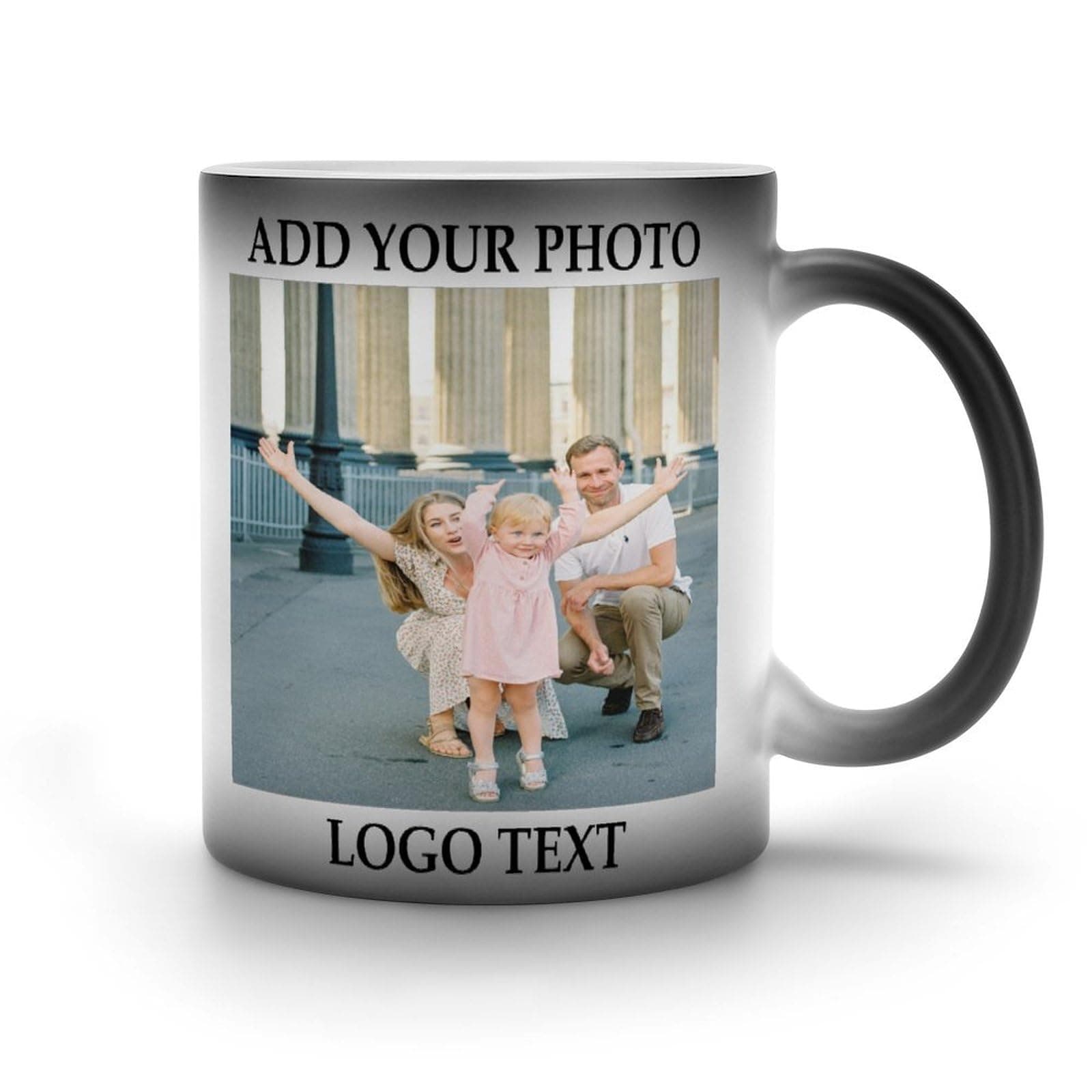 Custom Mug Personalised Color Changing Mug 11Oz Customised Coffee Mug with Photo Logo Text for Friends Family