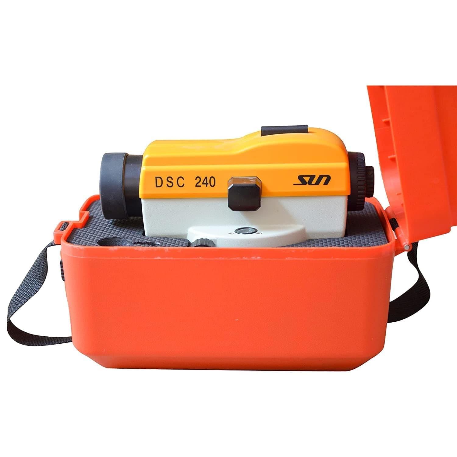 TENABLE NAUTICAL MART High Precision 32X and 24X Optical Auto Level with Tarano Gauge Surveying Equipment for Builders & Contractors TARANO AUTO LEVEL (Yellow, 24X-Auto Level)