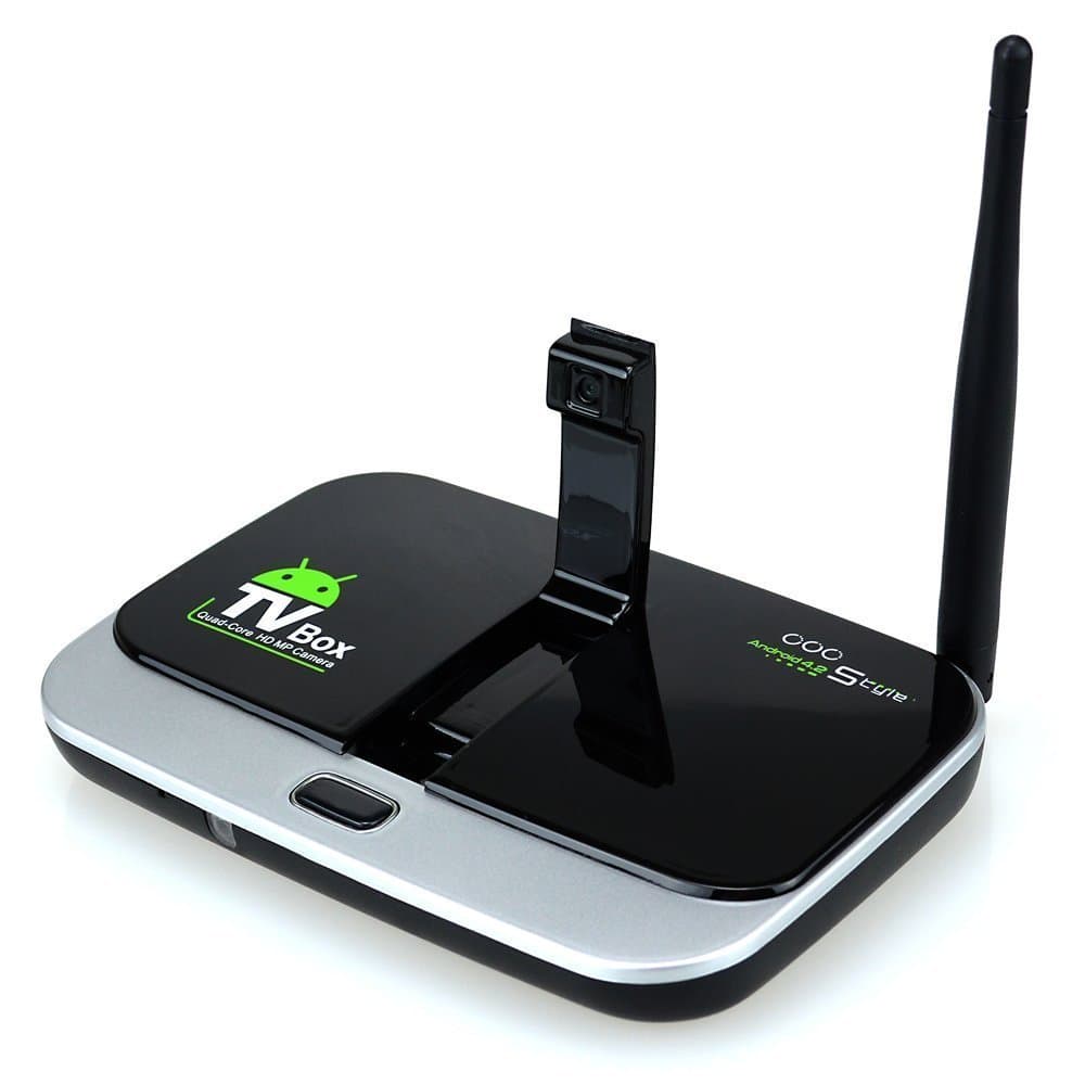 MOTIAHPE CS918S 4K2K Quad Core Android 4.2.2 Smart TV Box Miracast XBMC Airplay DLNA HDMI Media Player 2GB Ram 16GB Rom Built in 5.0MP Webcam Camera Bluetooth 4.0 External WIFI Antenna