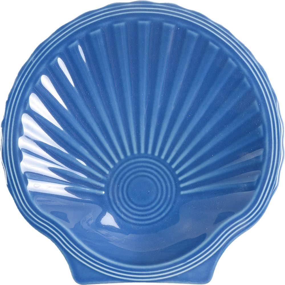 Homer Laughlin Fiesta Lapis Blue Shell Plate