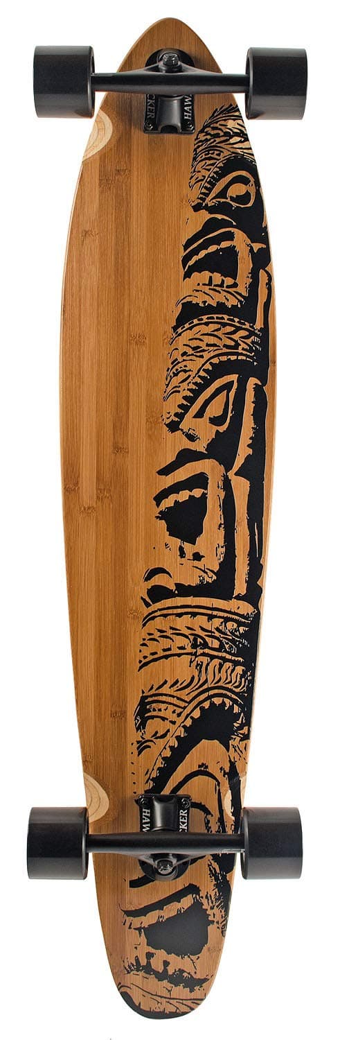 JUCKER HAWAII Longboard Skateboard Drop Through Complete in 2 Flex levels NEW HOKU - Freeride, Cruiser, Slide Longboard