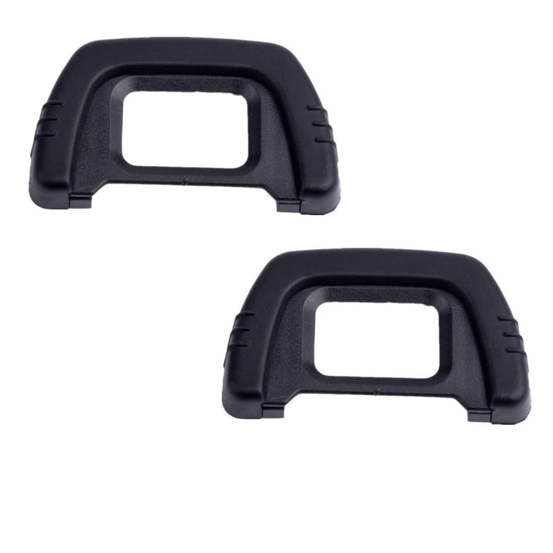 Eggsnow Eyepiece/Eye Cup（2 Pack）for Nikon D7000 D300 D200 D100 D90 D80 D40 D50 D70s D600 D610 Camera Viewfinder