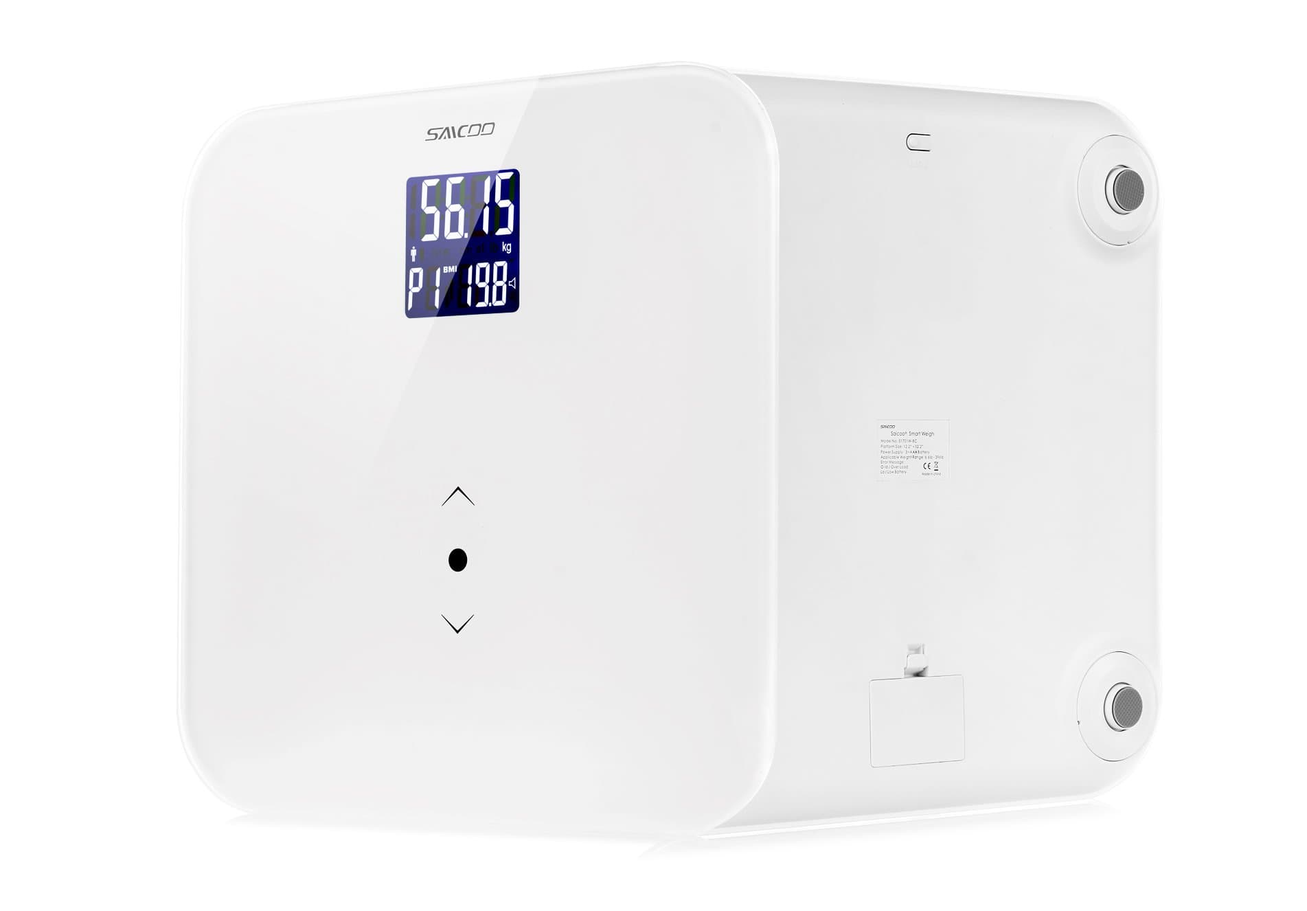 [$9.99 Today]Saicoo® Smart Weigh Digital Precision Scale for Weight, Comparison, BMI with Auto Recognition