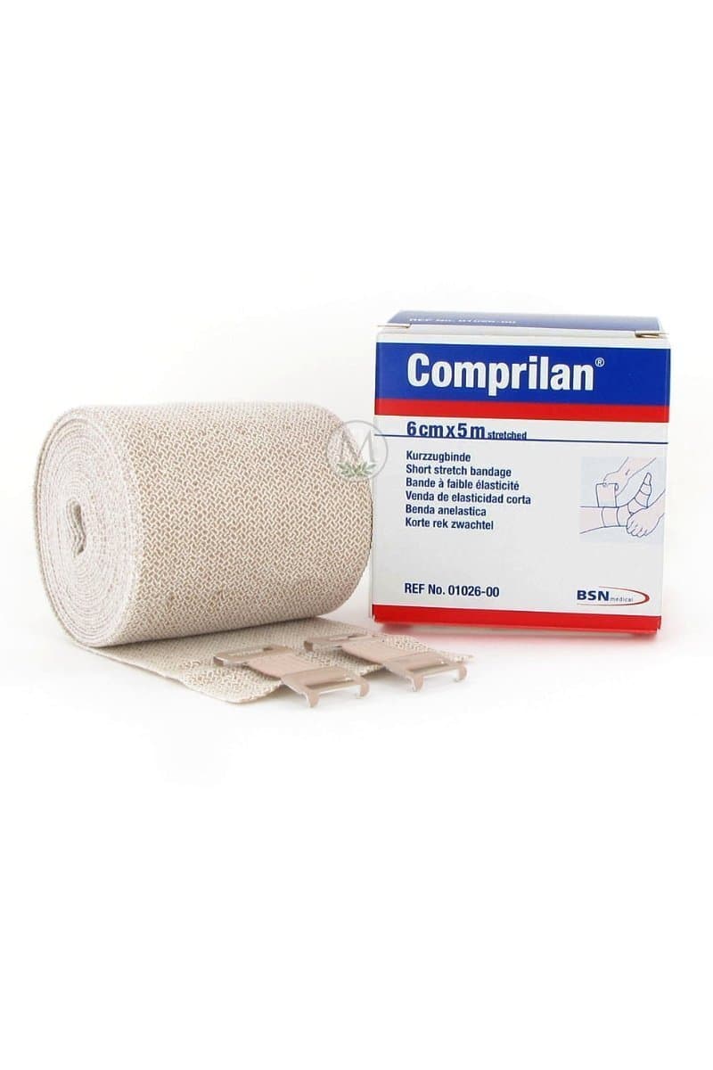 Jobst Comprilan Short Stretch Compression Bandage, 6cm x 5m Stretched, Latex Free Bandage by Comprilan