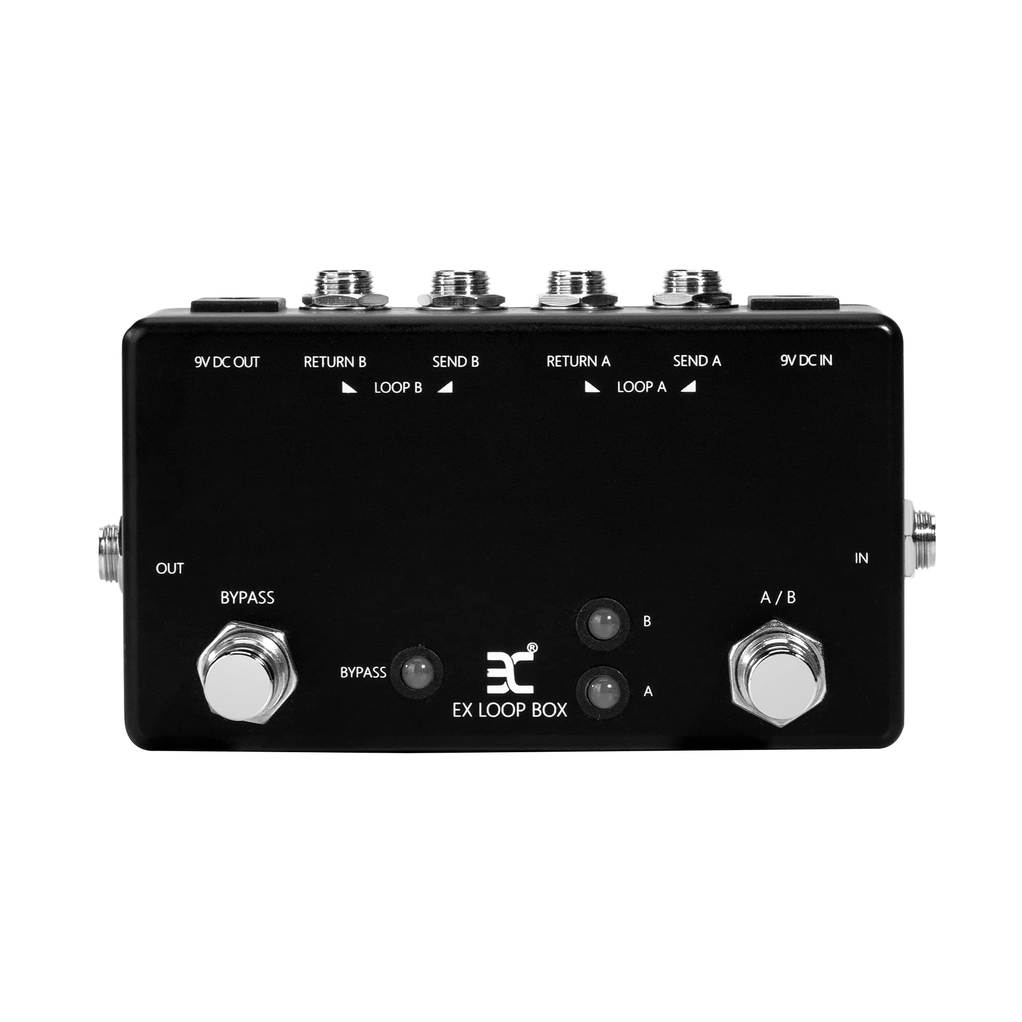 Guitar Effects Loop Switcher Passive Channel Switcher Box ABY Box Line Selector AB Switch Mini Guitar Effect Pedal True Bypass