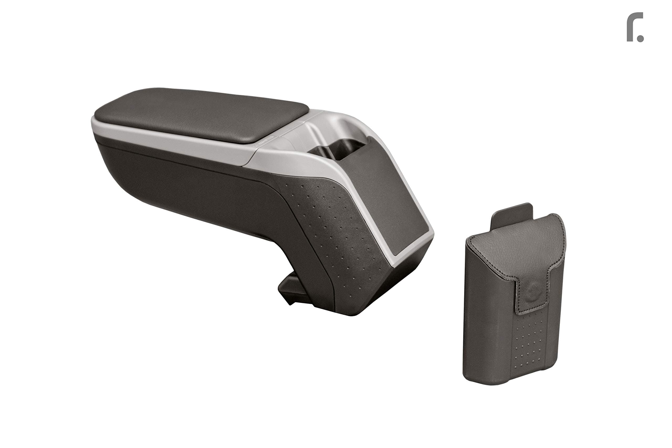 Armrest Specific Black/Grey Armster 2 for Smart for2/for4 (2015-). With Storage Compartment and Foldable.