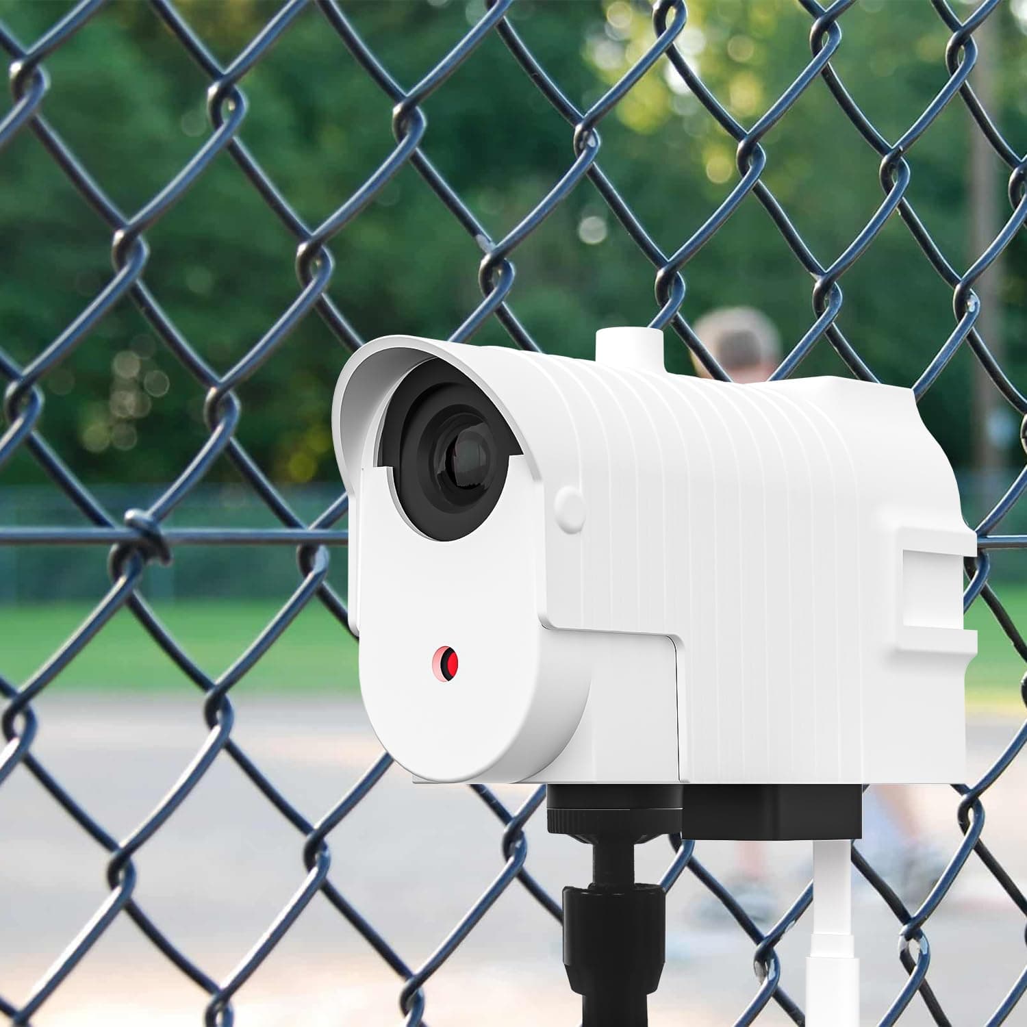 Protective Clam Cover with Fan for The Mevo Start, Avoid Exposure to Sun and Rain, Mini Fan Keep Mevo Start from Overheating During Hot Outdoor Games