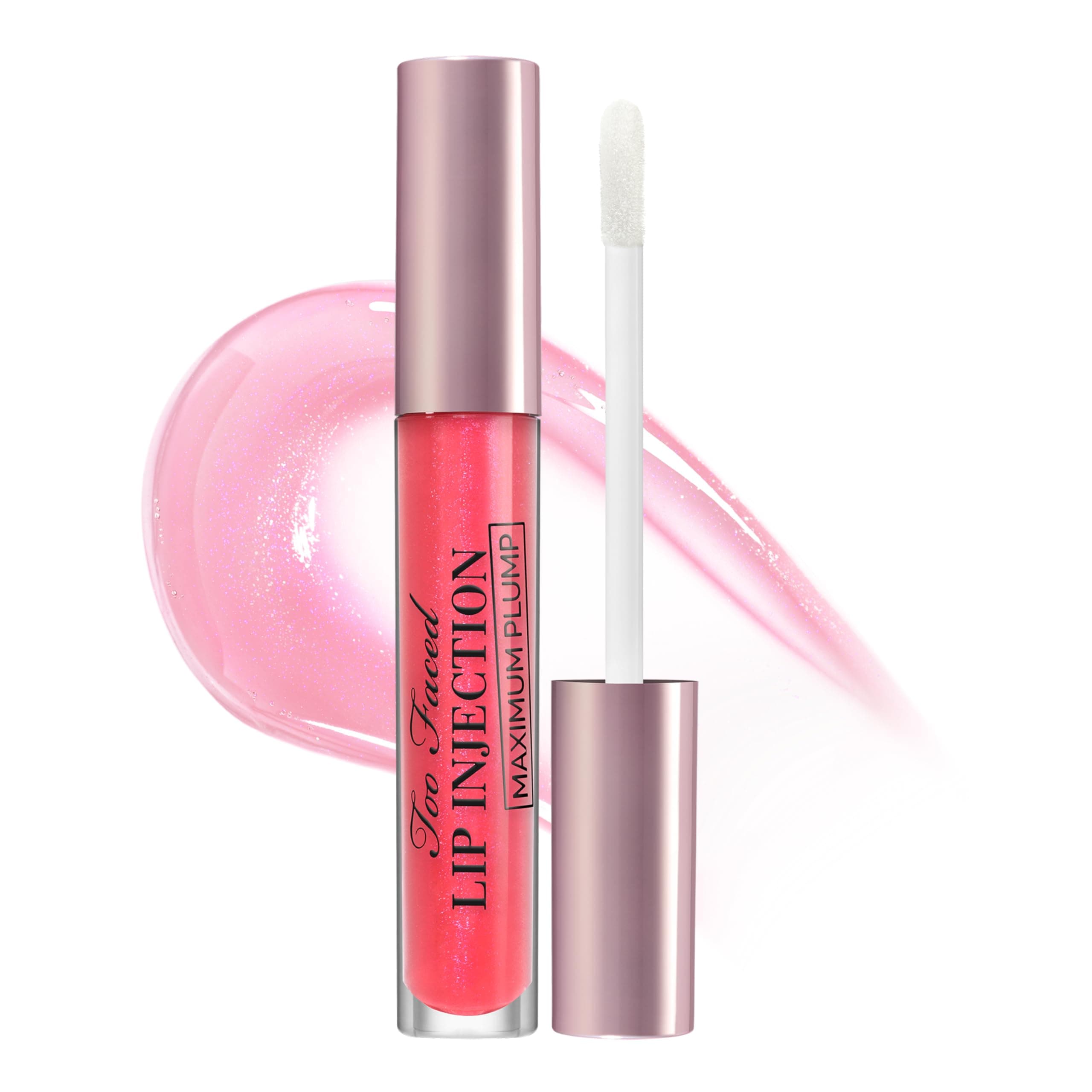 Lip Injection Maximum Plump Extra Strength Lip Plumper Gloss | Hydrating, Volumizing, + Plumping, 0.14 Fl Oz
