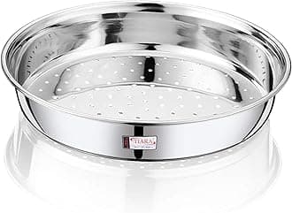 TIARA - LAXMI Hole CHALNI Wheat Strainer Stainless Steel for Kitchen 1Pc