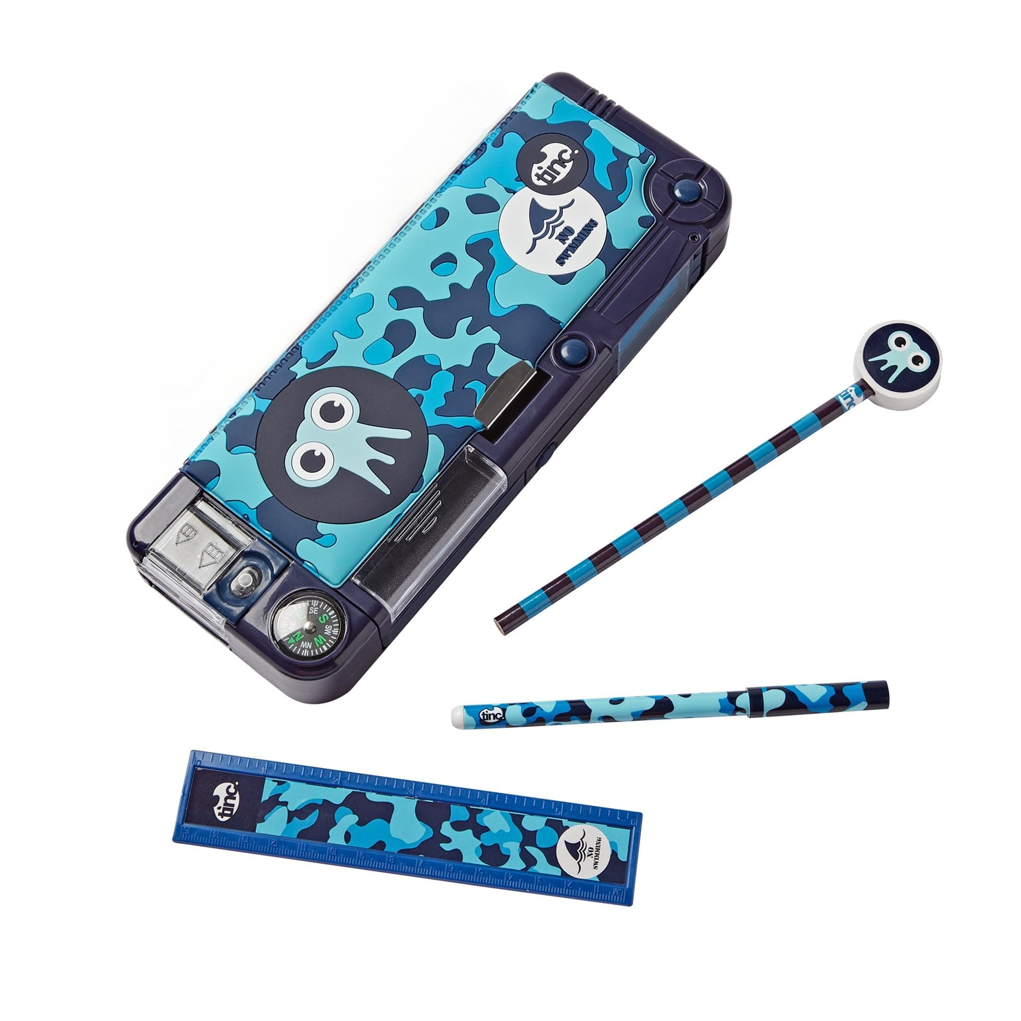 Tinc Compartment Pencil Cases | Includes Stationery | Different Designs to Choose from | Perfect for School and Gifting