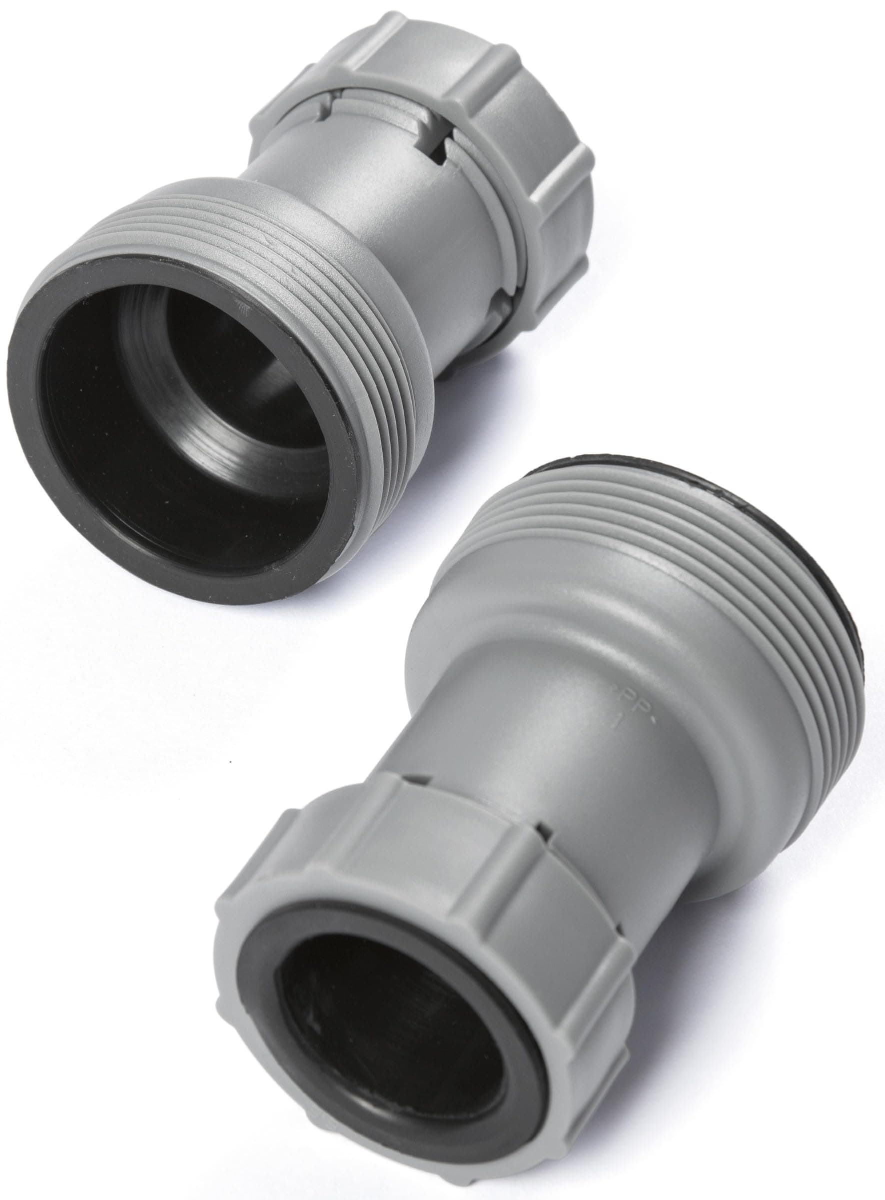 Bestway Flowclear Above Ground Filter Pump Pool Hose Adapter, Hose Diameter Measures 1.5" (38 mm) and Connects to 1.25" (32 mm) Diameter Pool Valves
