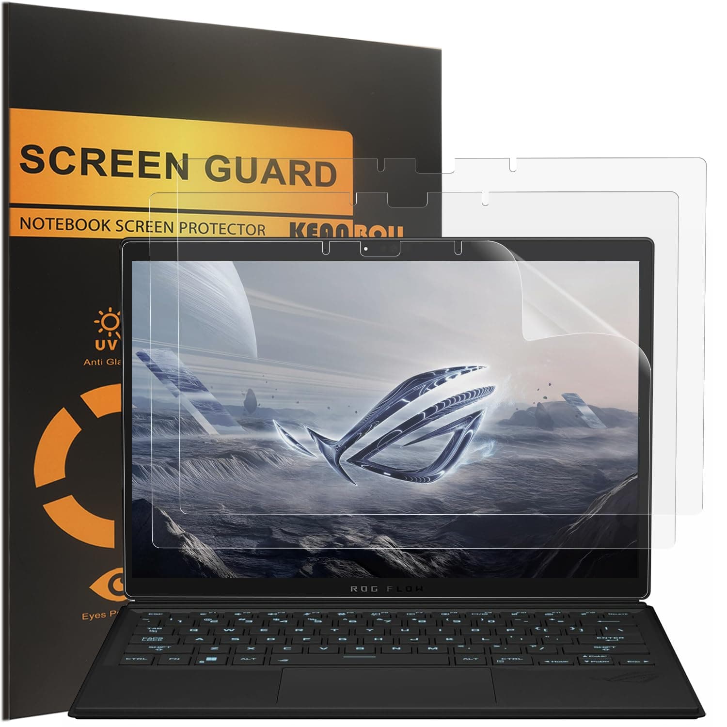 KEANBOLL 3 Pack Designed for New 2025 ASUS ROG Flow Z13 GZ302 Laptop Tablet Screen Protector (13.4 Inch), Anti Glare and Anti Fingerprint (Matte) Shield,(Fits model 2025 only !)