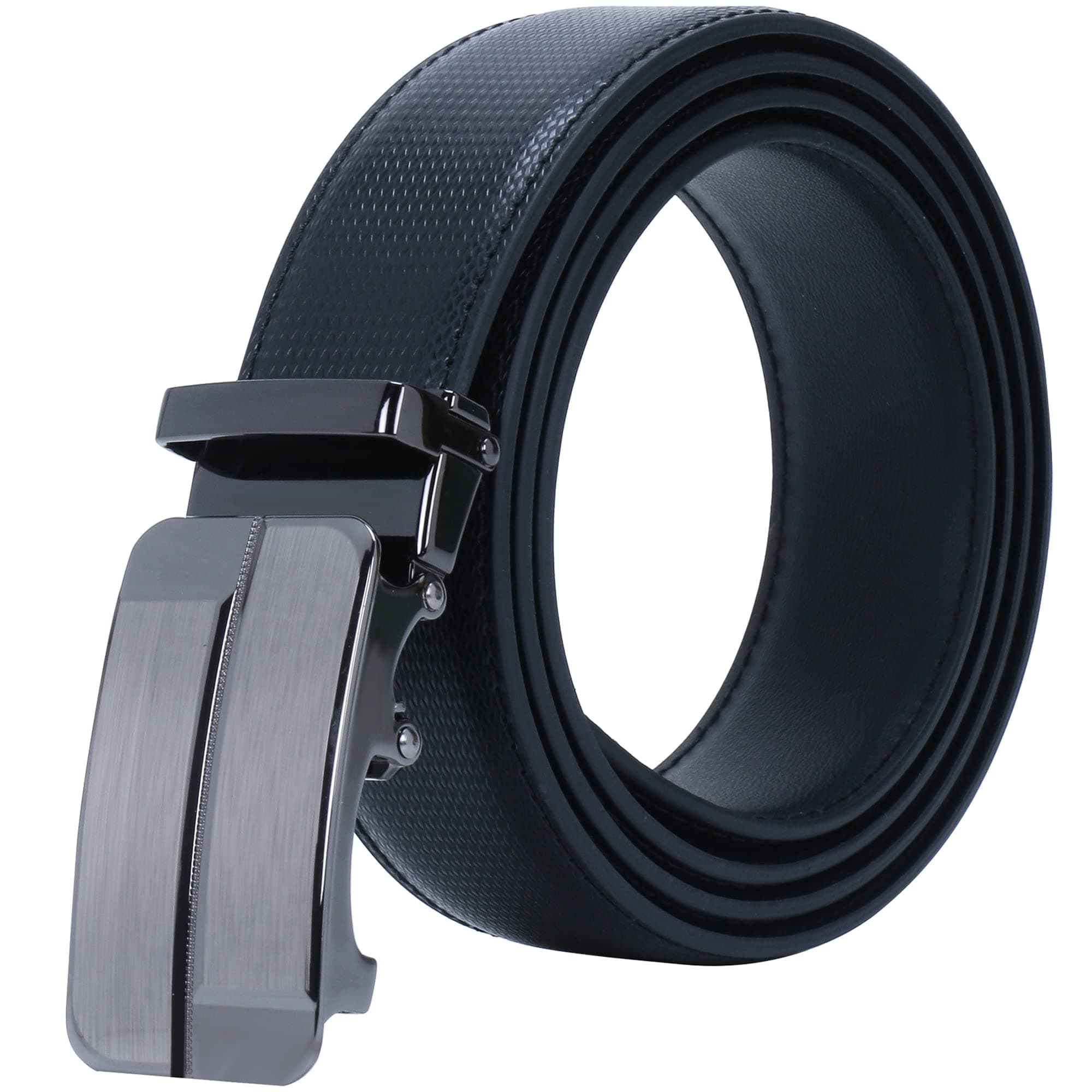 Men's PU Leather Auto Lock Belt