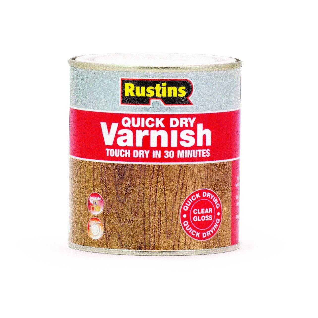 Rustins AVGC500 500ml Quick Dry Varnish - Gloss Clear