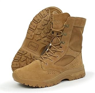 HANAGAL Men's Military Boots Lightweight Army Combat Tactical Military Boots For Men Hunting Jungle Hiking Work Boots