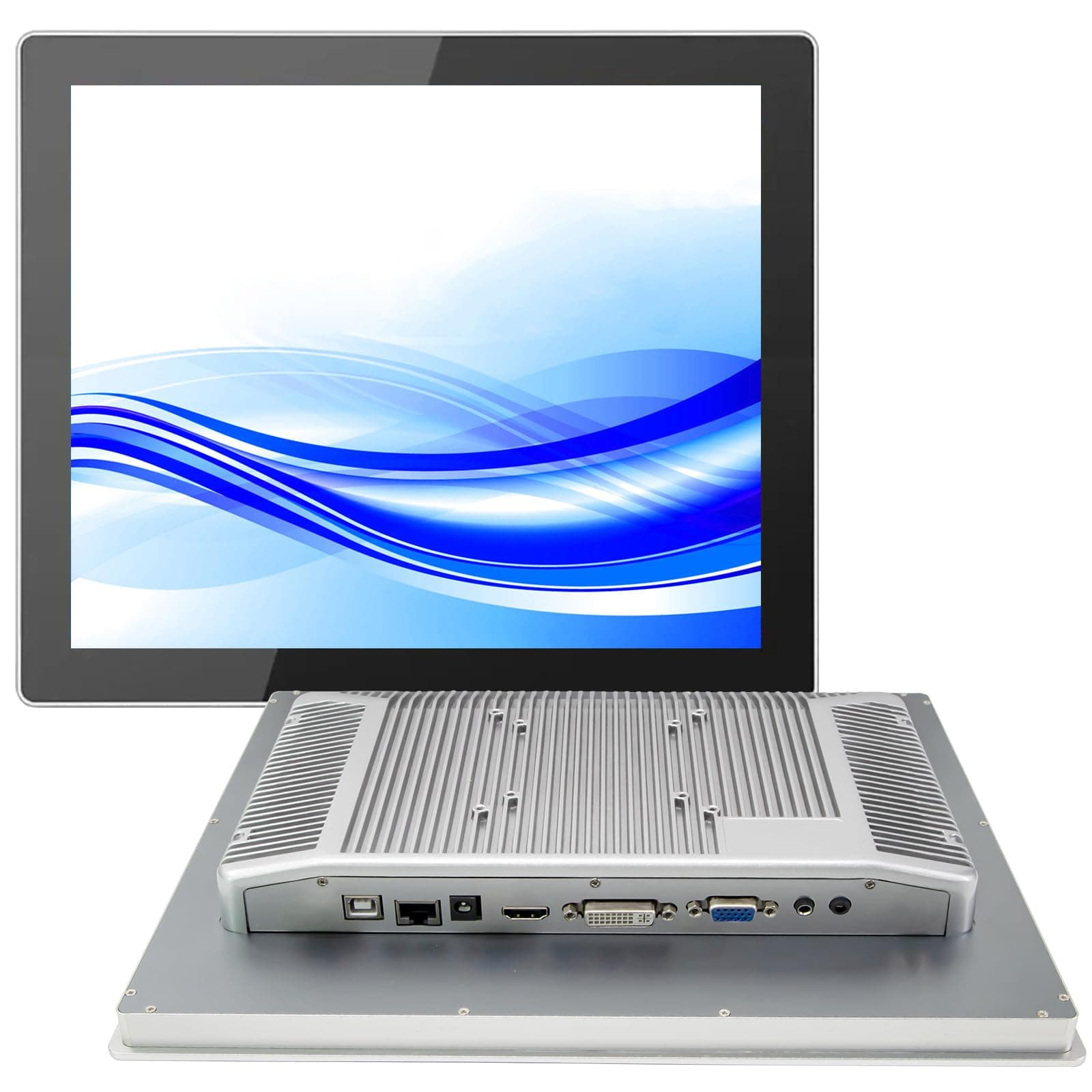 GreenTouch 17 Inch Front IP65 Panel Rugged Metal Case Display Touch Screen Industrial Grade Open Frame LCD Monitor - 1280x1024