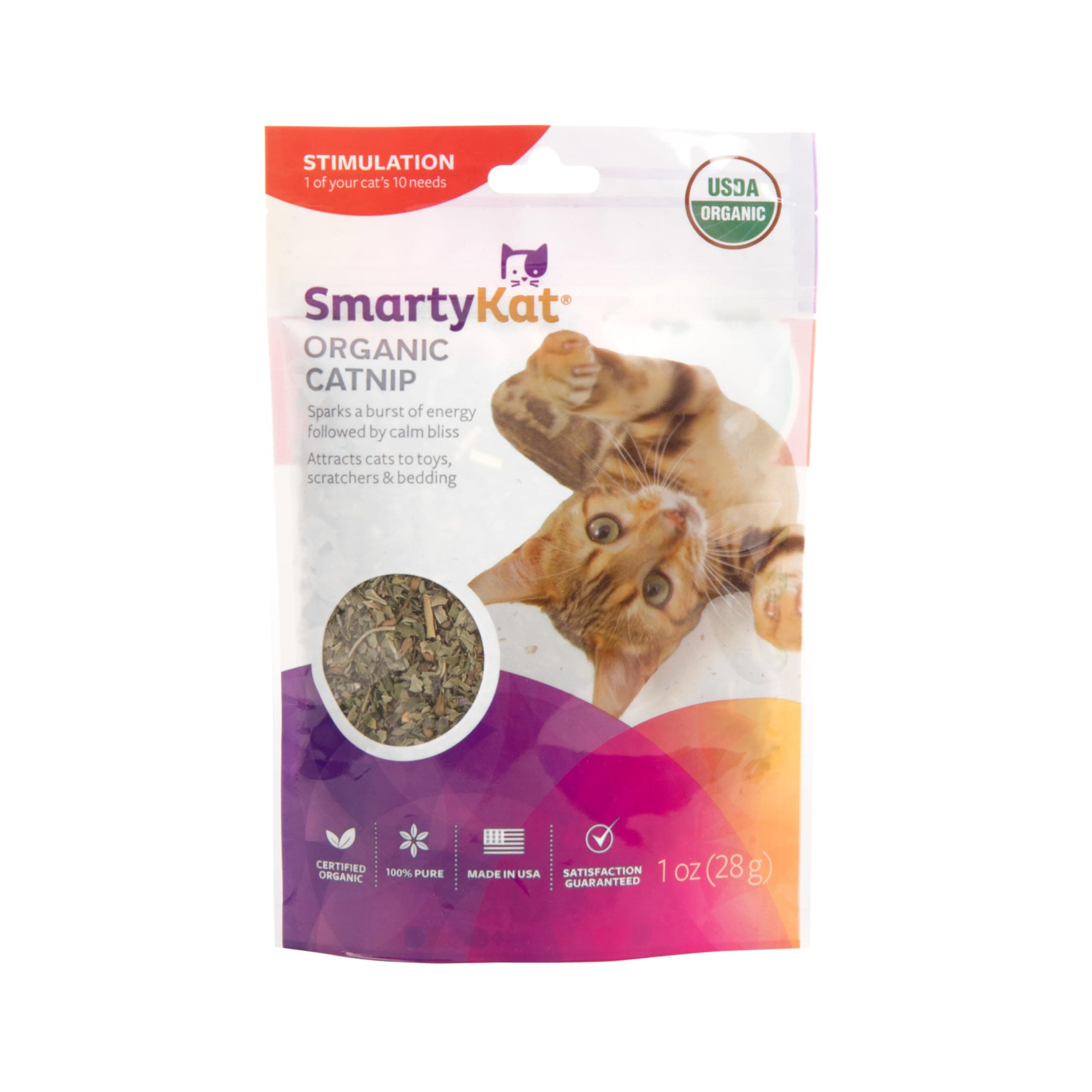 SmartyKat Organic Catnip, 1 oz