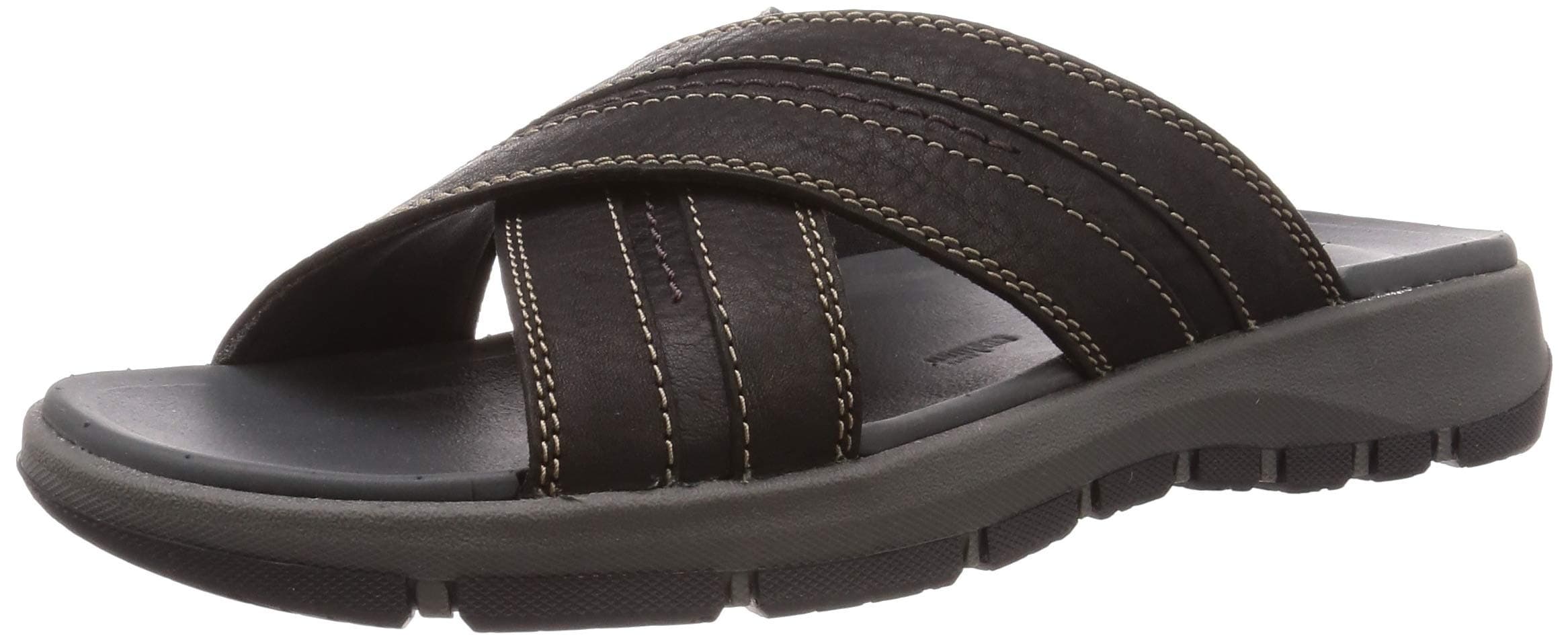 ClarksMen's Brixby Cross Ankle Strap Sandals