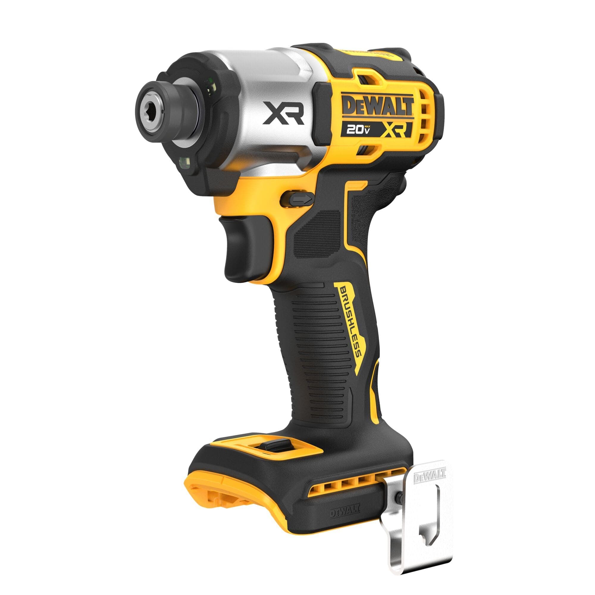 20V MAX XR Impact Driver, Brushless, 1/4", 3-Speed, Bare Tool Only (DCF845B), Yellow, Black