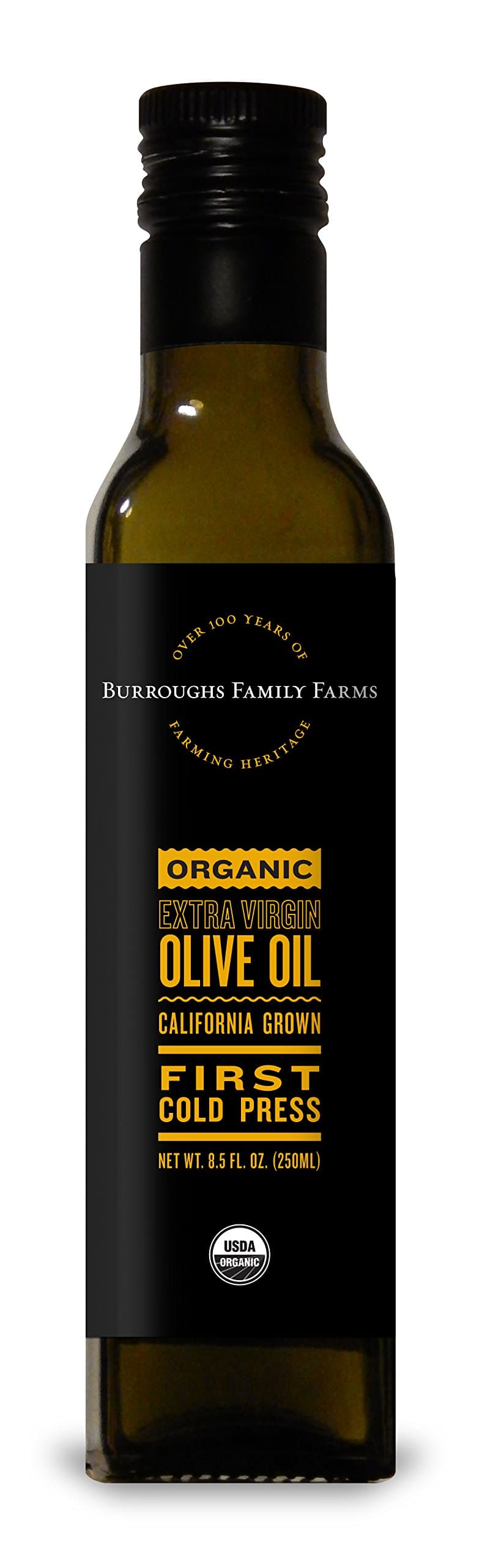 Extra Virgin Cold Pressed Organic Olive Oil, 250ml