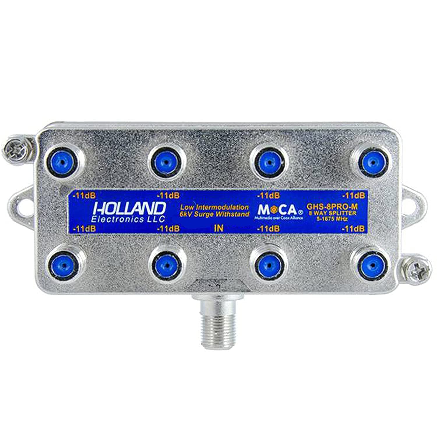 8-Way MOCA Splitter 5-1675Mhz