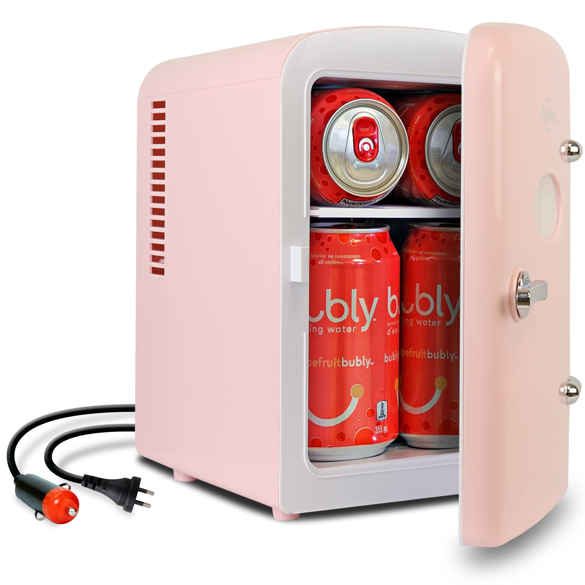 Retro Pink Mini Fridge