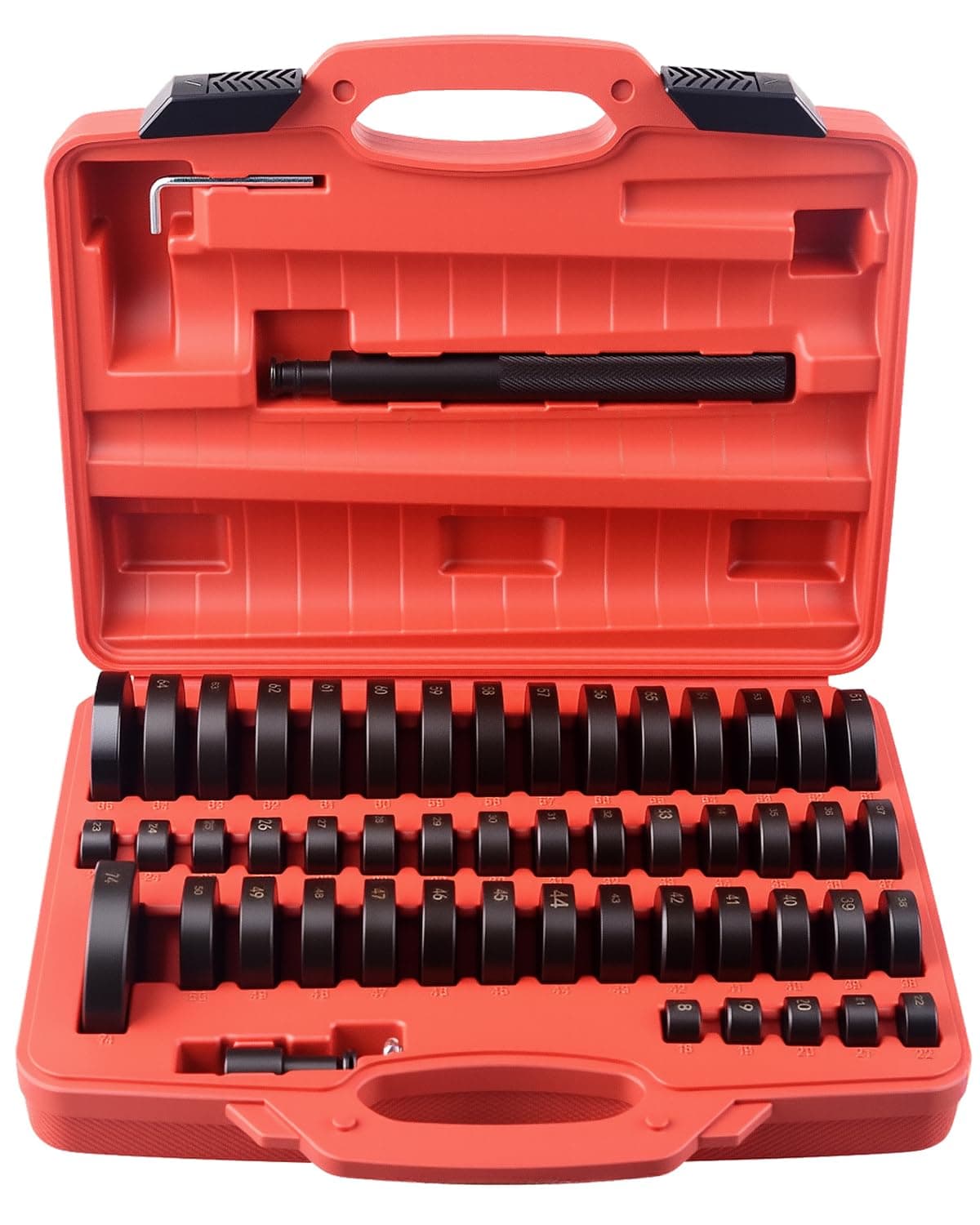 DAYUAN 52 in 1 Custom Bushing Driver Set, Transmission Bushing Driver Removal Set Wheel Axle Bearing Race and Seal Installer Tool Kit