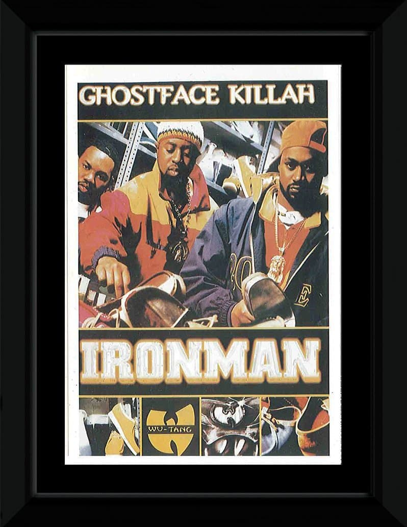Wu-Tang Clan - Ghostface Killah: Ironman Framed Mini Poster - 14.7x10.4cm