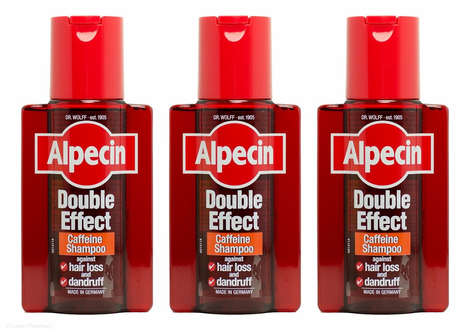 Multibuy 3x Alpecin Double Effect Caffeine Shampoo - 200ml by ALPECIN