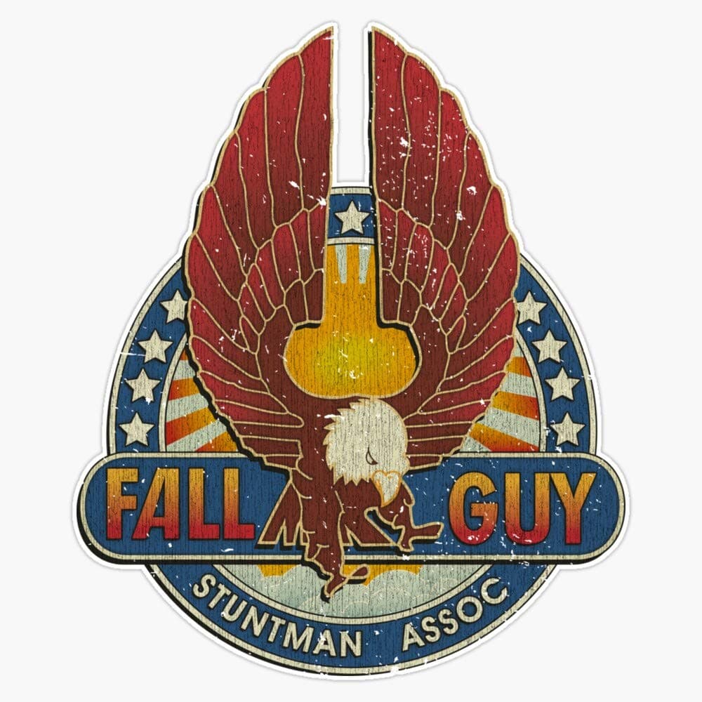 Fall Guy Stuntman Association Bumper Sticker Window Vinyl Decal 5"