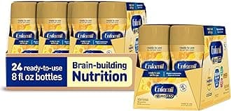NeuroPro Ready to Feed Baby Formula, Ready to Use, Brain and Immune Support with DHA, Iron and Prebiotics, Non-GMO, 8 Fl Oz, 6 count (Pack of 4), Total 24 bottles