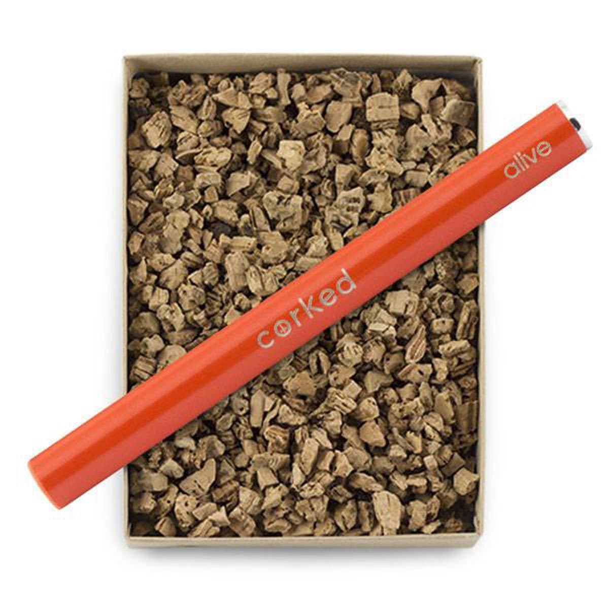 Portable Aromatherapy Diffuser - Corked "Alive" Reduces your Stress! 100% natural and organic essential oils, each breath you take will experience the highest quality of essential oils.