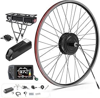 BAFANG 48V 500W/750W Rear Hub Motor for 20"/26"/27.5"/700C Rear Wheel Bike,Ebike Conversion Kit with Battery & Display Options
