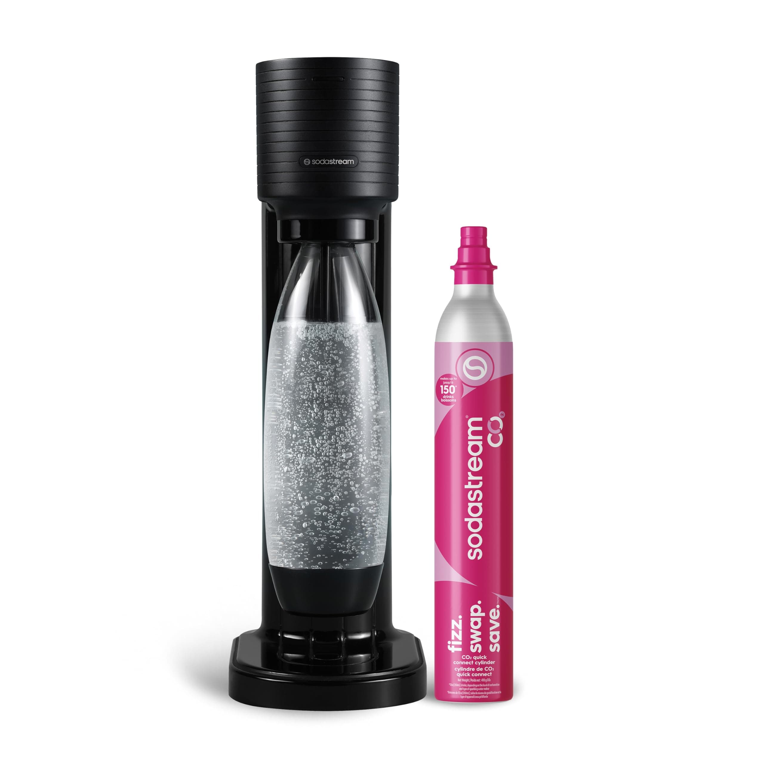 Gaia Sparkling Water Maker, Black